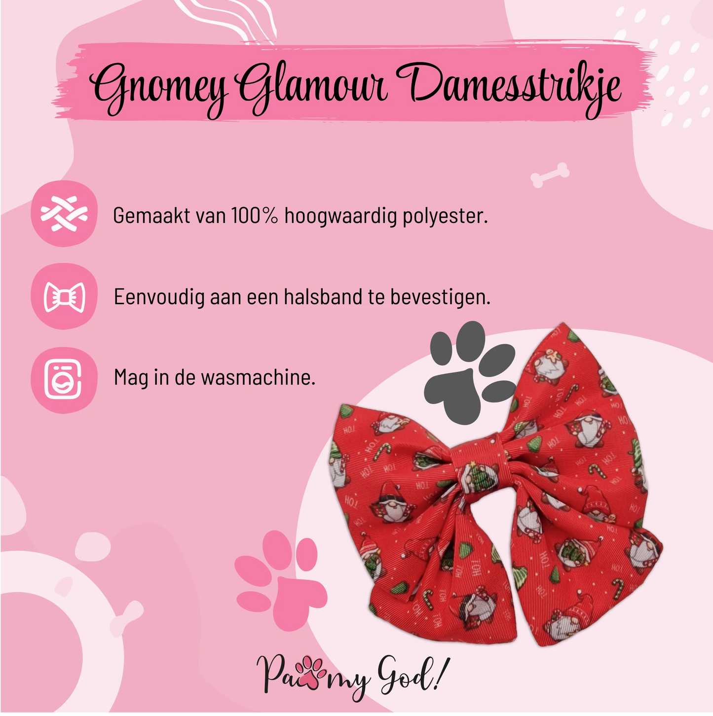 Gnomey Glamour Damesstrikje