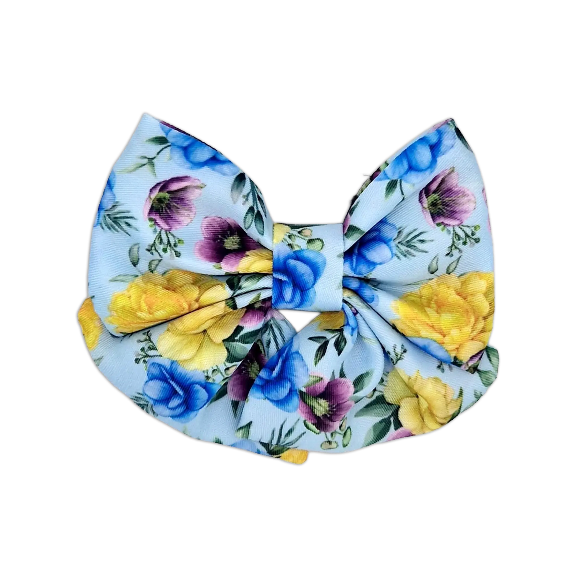 Blue-tiful Blossoms Lady Bow