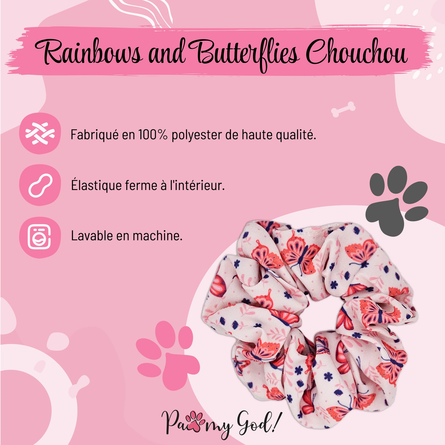 Rainbows and Butterflies Chouchou