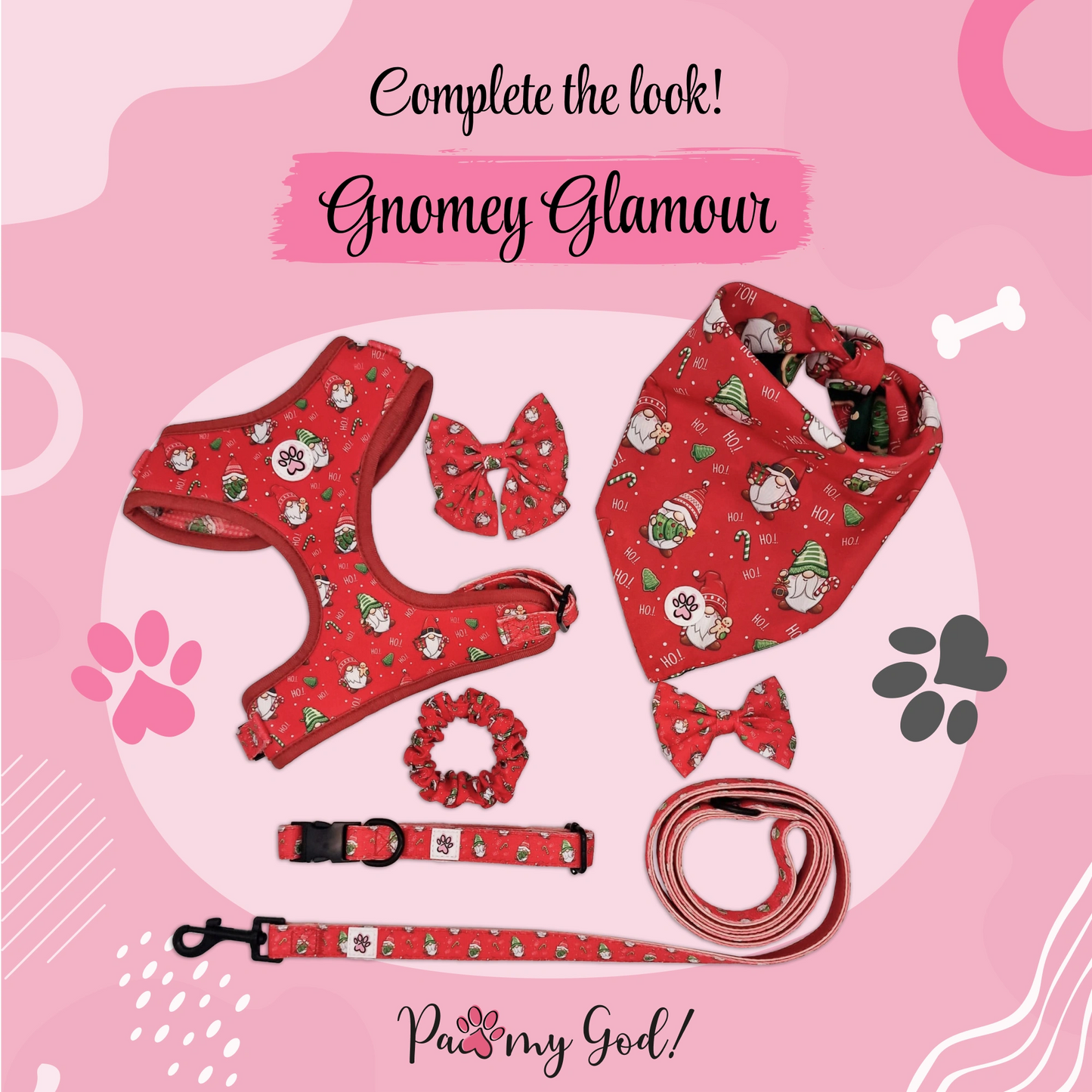 Gnomey Glamour Scrunchie