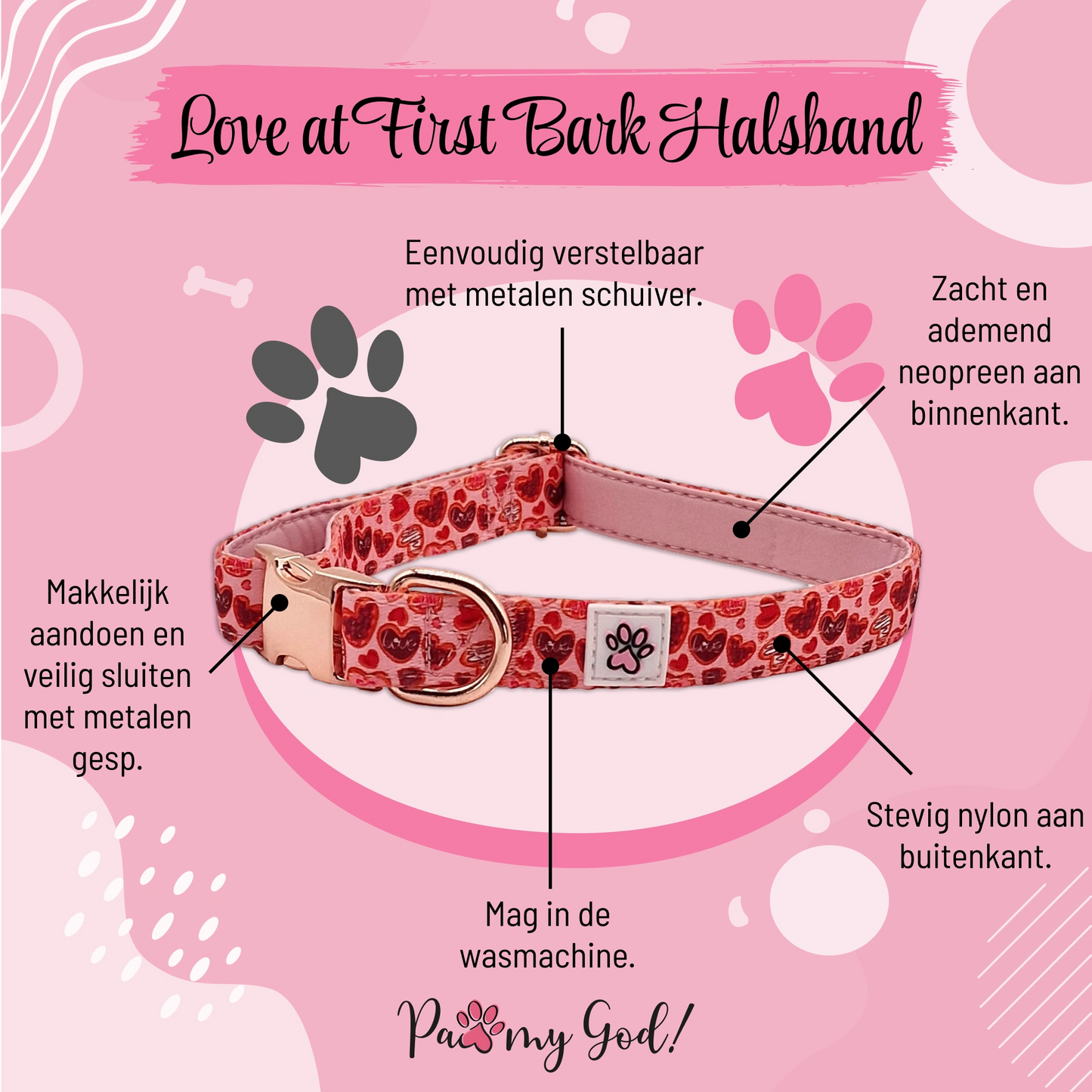 Love at First Bark Halsband