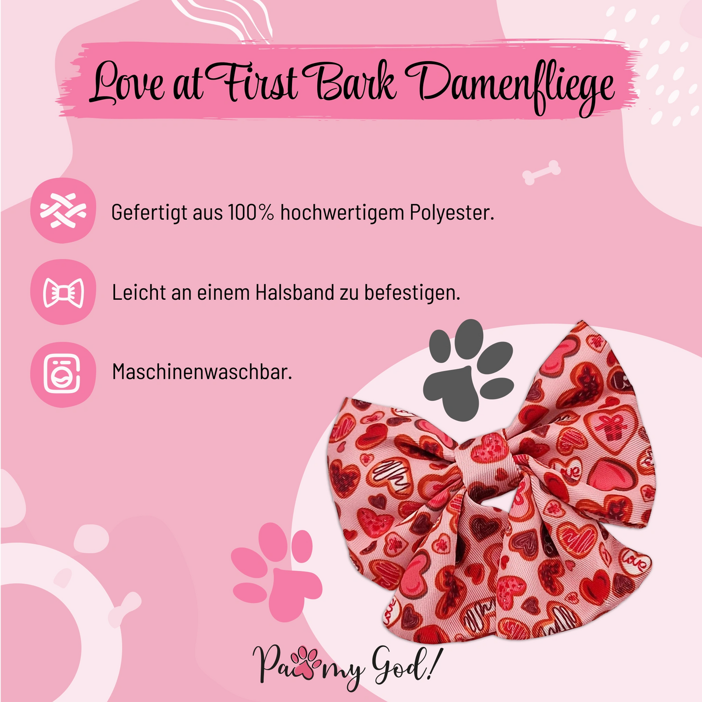 Love at First Bark Lady Bow