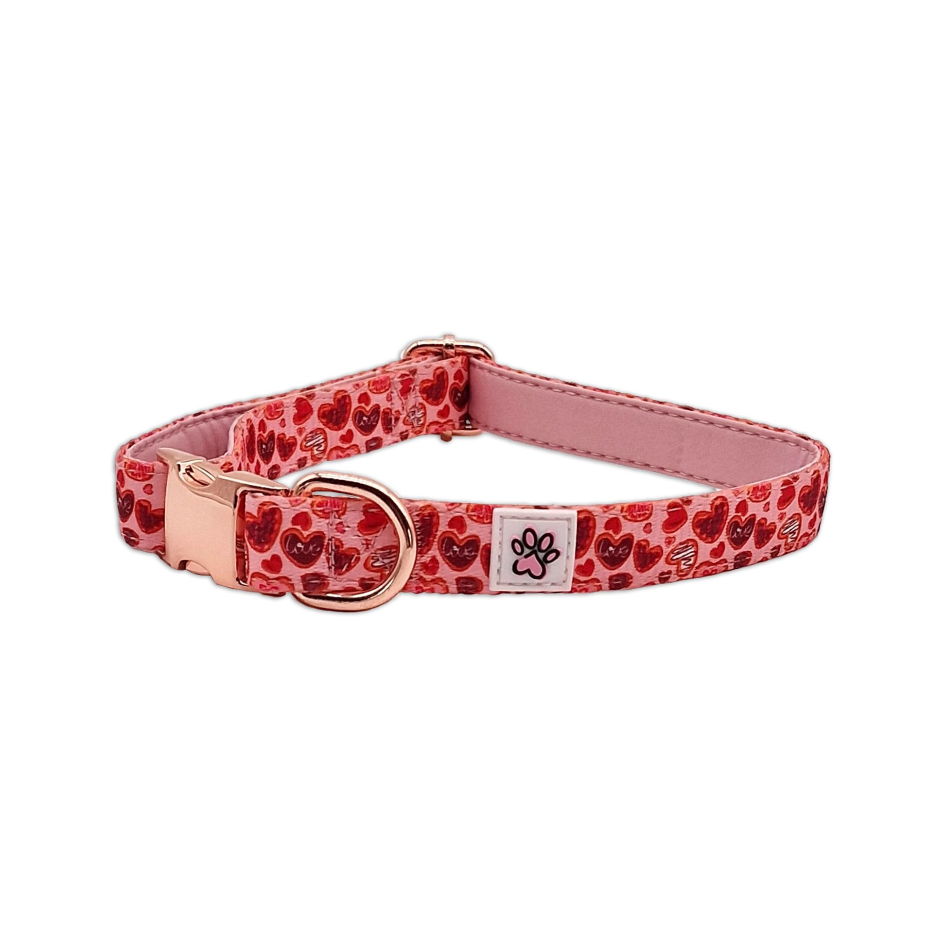 Love at First Bark Collar primary transparent