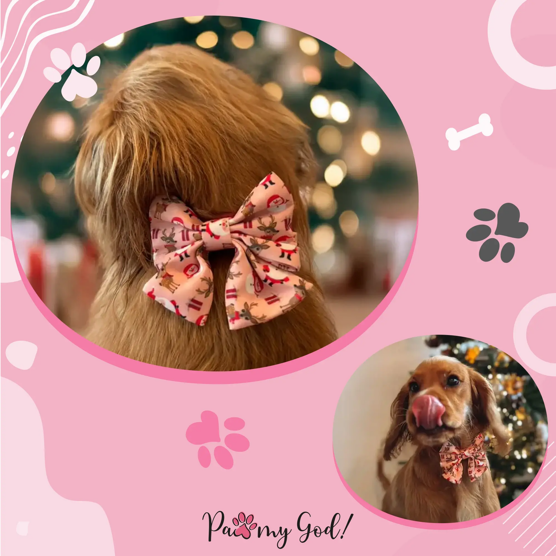 Cuddly Christmas Lady Bow Usage