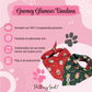 Gnomey Glamour Bandana Features
