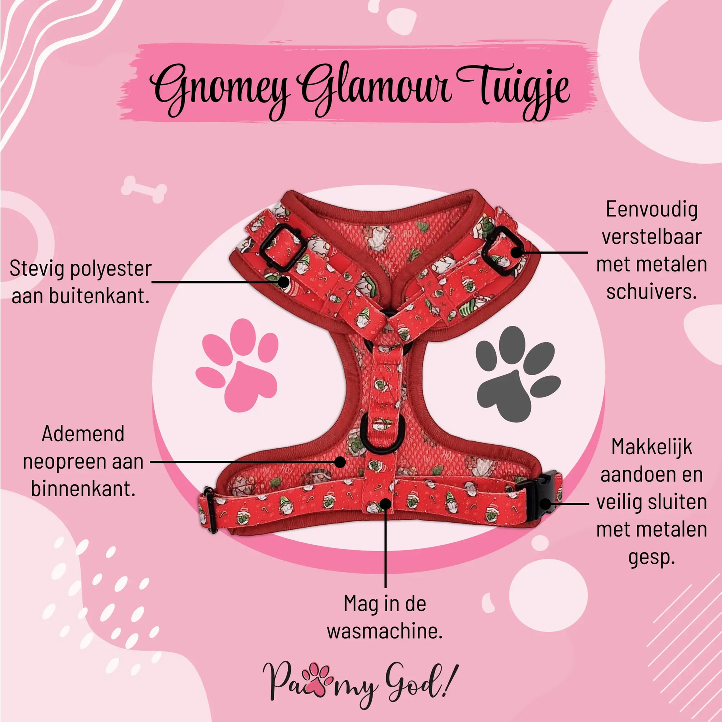 Gnomey Glamour Harness Features