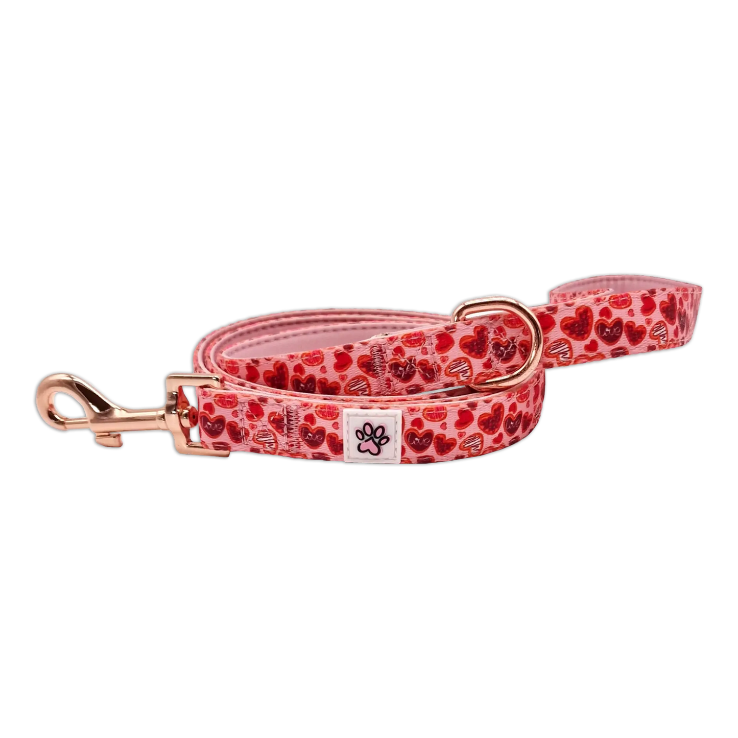 Love at First Bark Cloth Leash