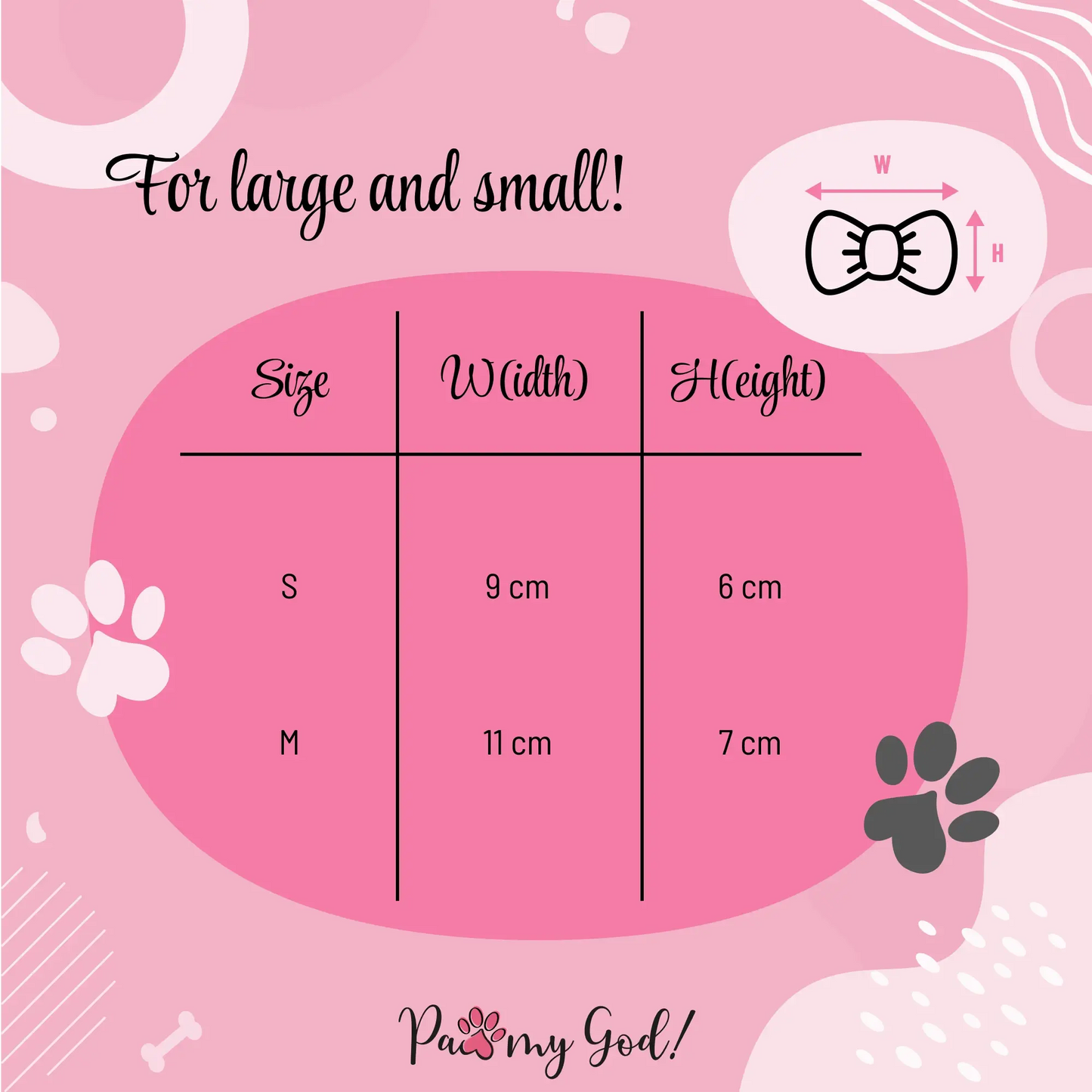 Okeypets Bow Tie Measure