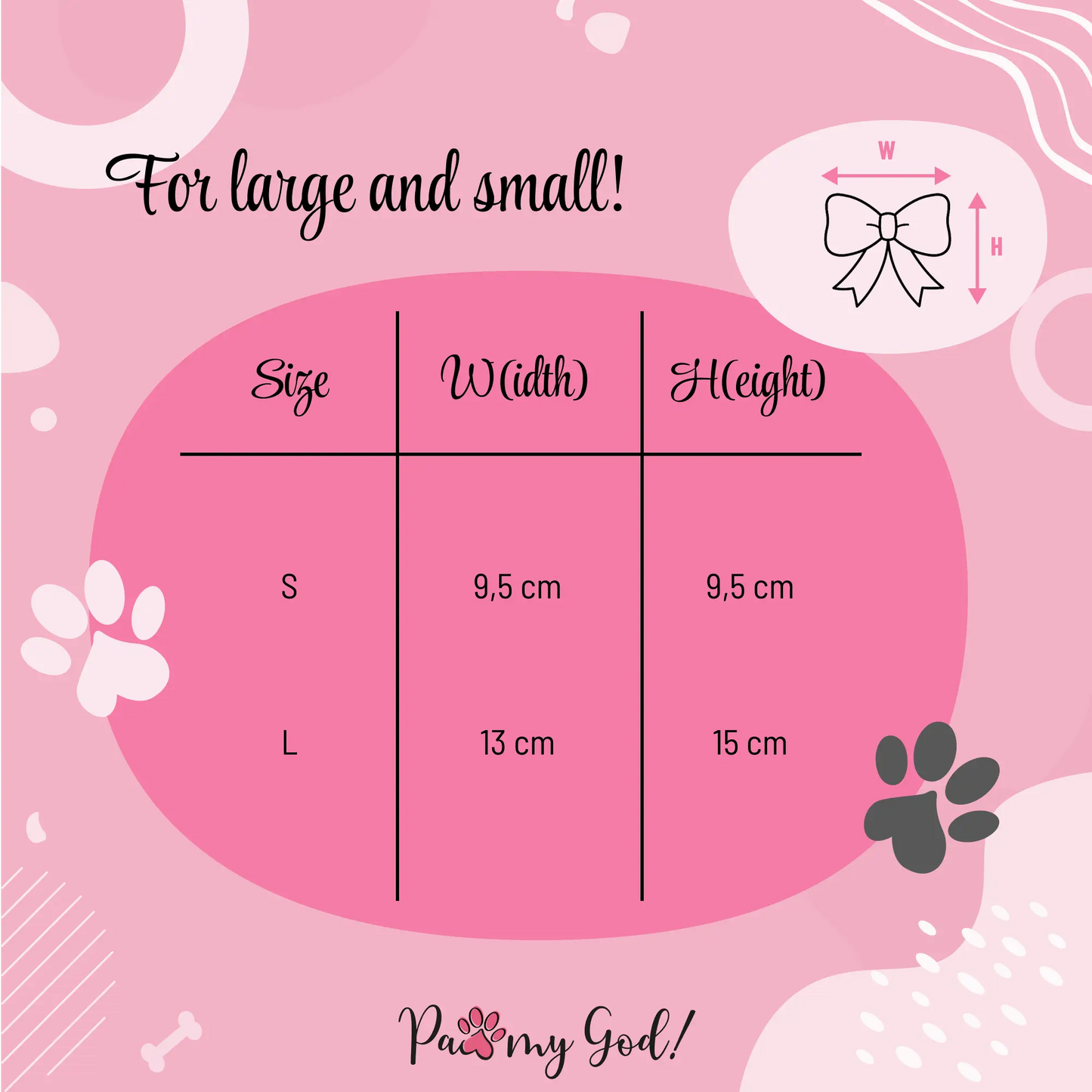 Okeypets Lady Bow Measure