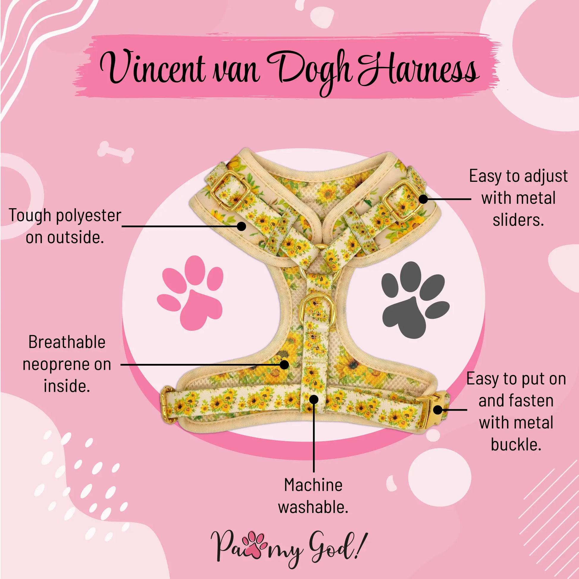 Vincent van Dogh Harness Features