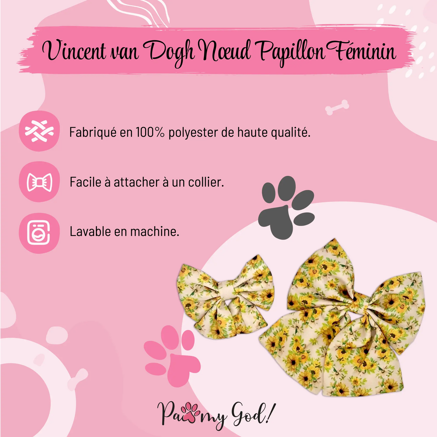 Vincent van Dogh Lady Bow Features