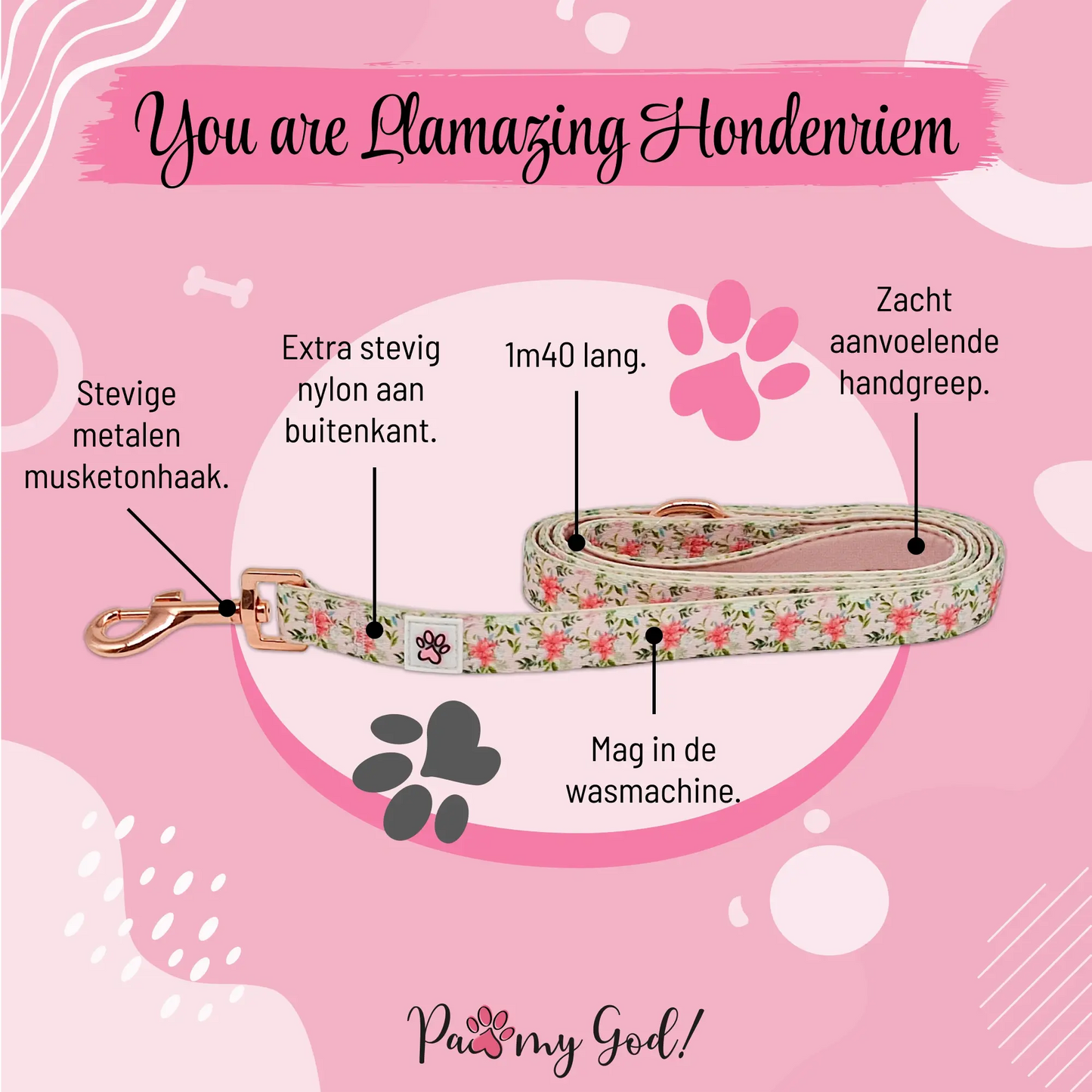 You are Llamazing Cloth Leash Features