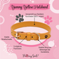 Yummy Yellow Leather Collar Features