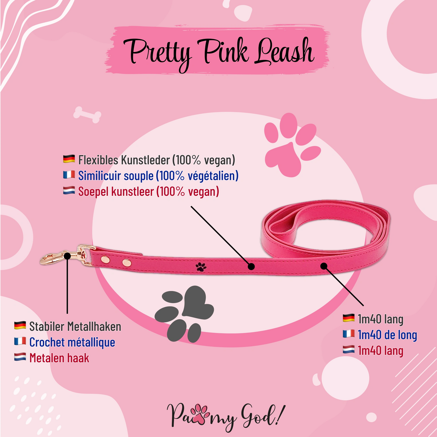 Pretty Pink Leash