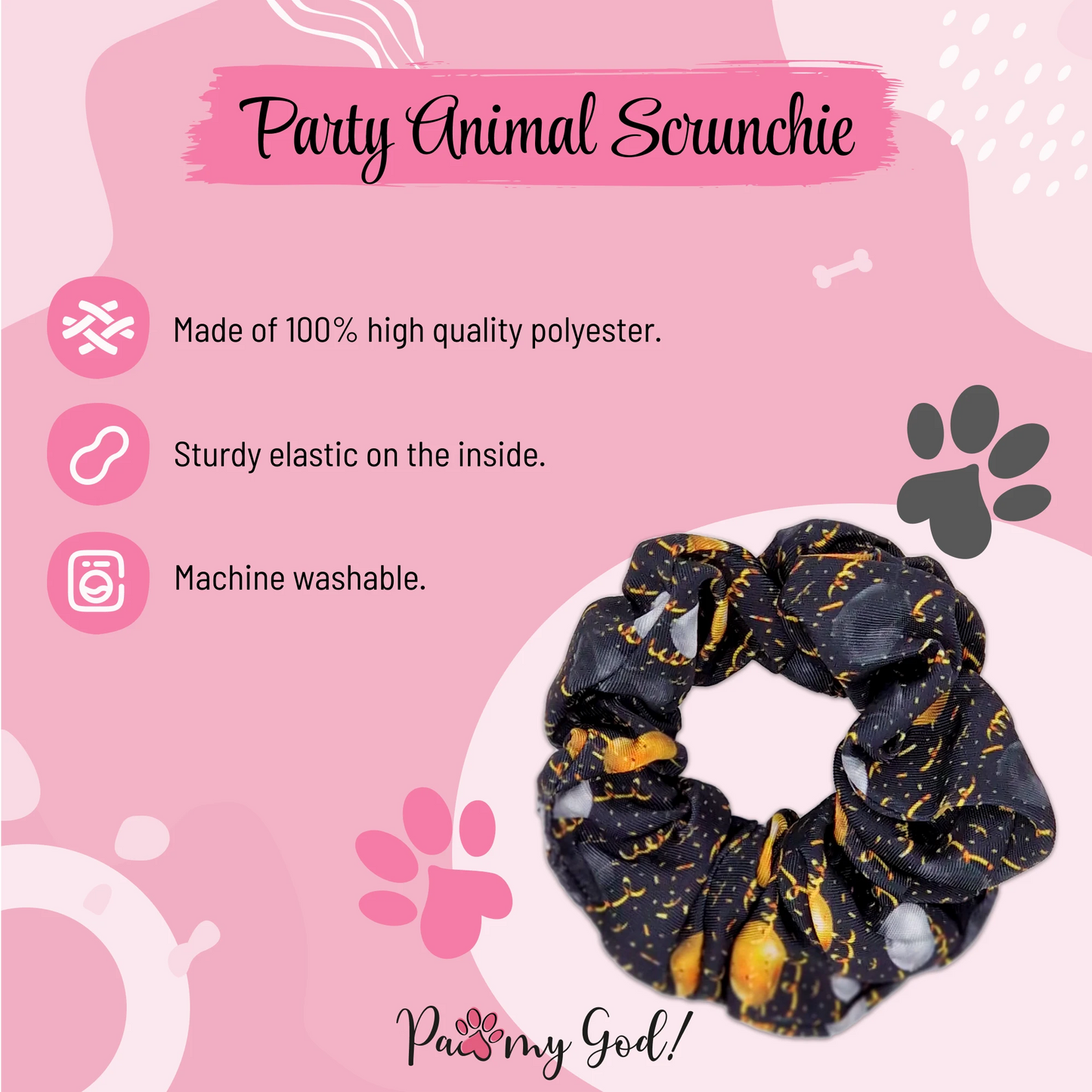 Party Animal Scrunchie