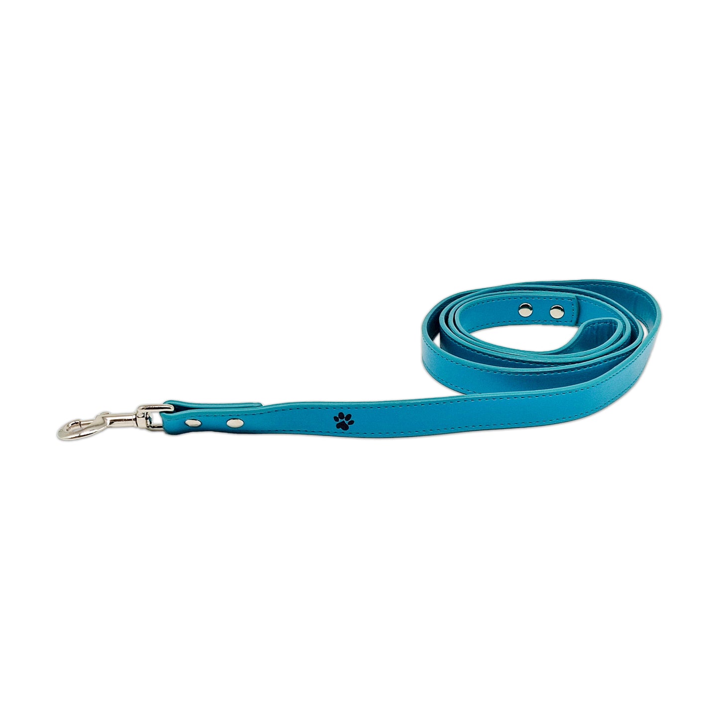 Twinkly Turquoise Leash primary white