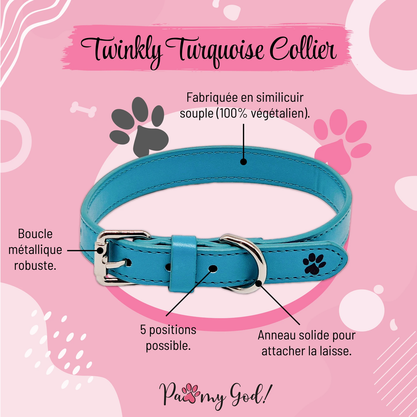 Twinkly Turquoise Collar