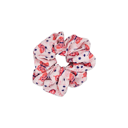 Rainbows and Butterflies Scrunchie primary transparent