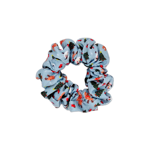 Rainbows and Butterflies Scrunchie primary transparent